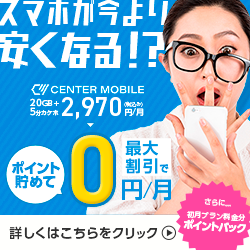 『センターモバイルの破格SIM』通常プラン